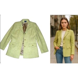 WEINBERG Weekend STYLISH BLAZER JACKET WOOL ANGORA‎ SZ 40 US 8-10